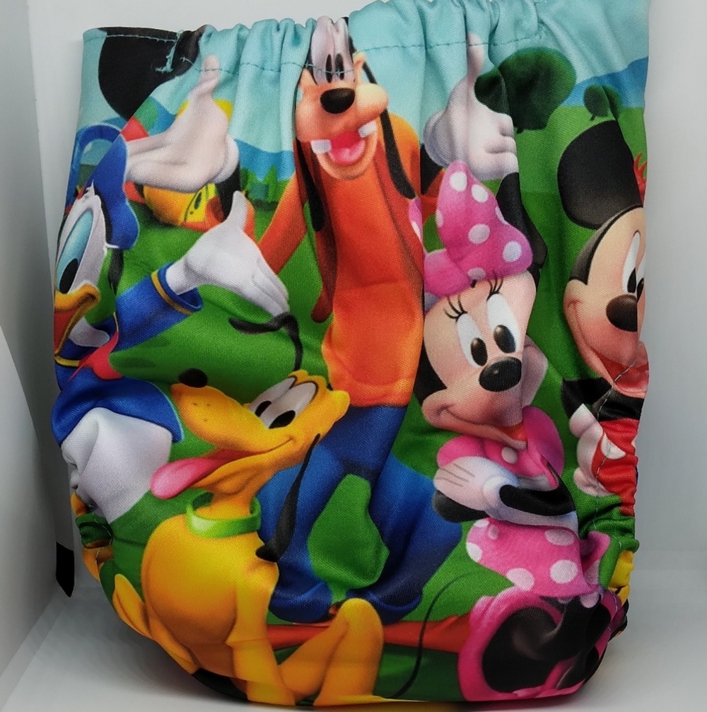 Mickey mouse clubhouse cloth diaper
